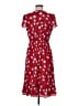 Talbots Hearts Red Casual Dress Size 6 - photo 2