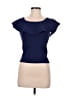 Parker Blue Short Sleeve Top Size M - photo 1