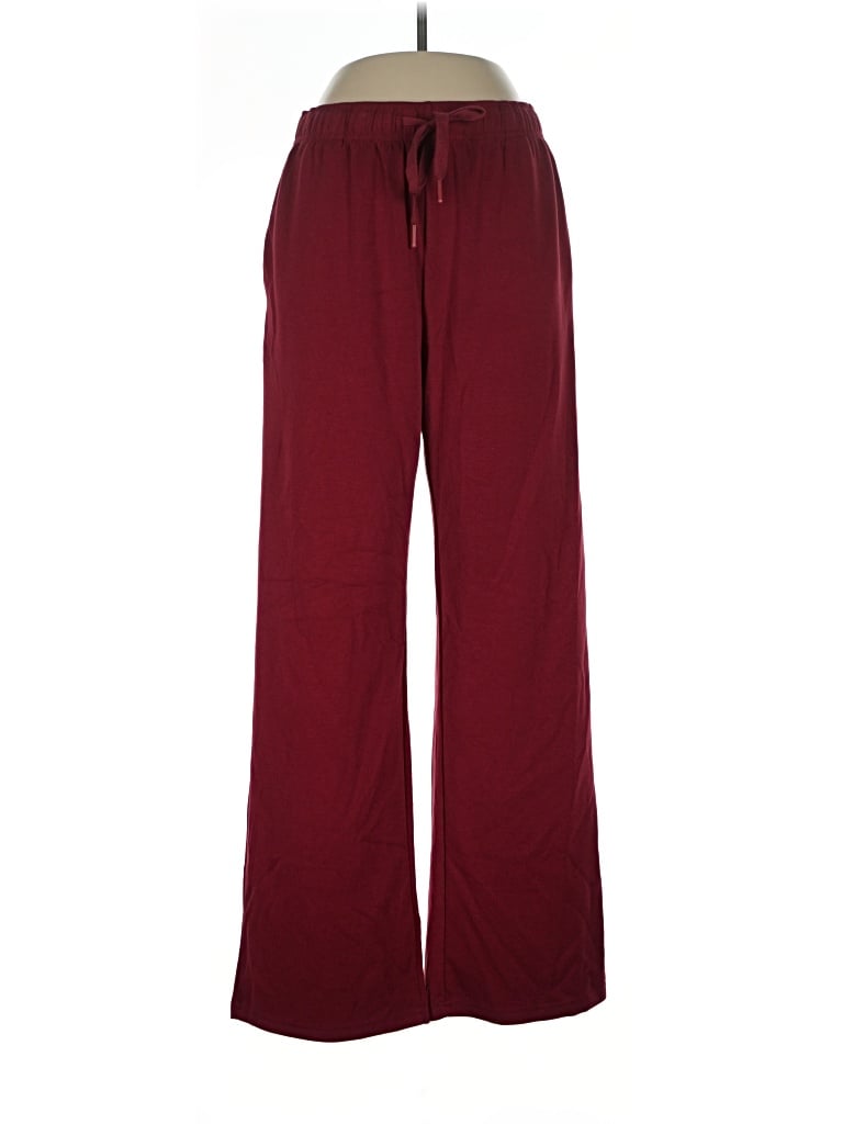 Pre-owned Pinspark Casual Pants In Burgundy