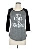 rue21 Gray 3/4 Sleeve T-Shirt Size M - photo 1