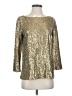J.Crew 100% Cotton Solid Gold 3/4 Sleeve Top Size S - photo 1
