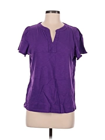 St. John's Bay Short Sleeve Blouse (view 1)