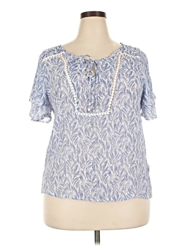 Adrienne Vittadini Short Sleeve Blouse (view 1)