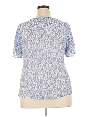 Adrienne Vittadini Short Sleeve Blouse (view 2)
