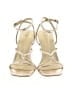 Open Edit Metallic Gold Sandals Size 8 1/2 - photo 2