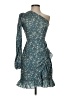 WAYF Paisley Teal Cocktail Dress Size XS - photo 1
