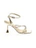 Open Edit Metallic Gold Sandals Size 8 1/2 - photo 1