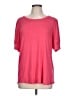 Shop Basic USA Pink Short Sleeve Top Size L - photo 1