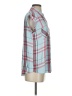 Express 100% Rayon Plaid Blue Sleeveless Button-Down Shirt Size S - photo 4