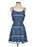 Forever 21 100% Polyester Paisley Blue Casual Dress Size S - photo 1