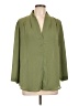 Mossimo 100% Polyester Green Long Sleeve Blouse Size L - photo 1