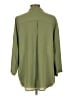 Mossimo 100% Polyester Green Long Sleeve Blouse Size L - photo 2