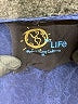 Blue Life 100% Rayon Solid Blue Romper Size M - photo 4