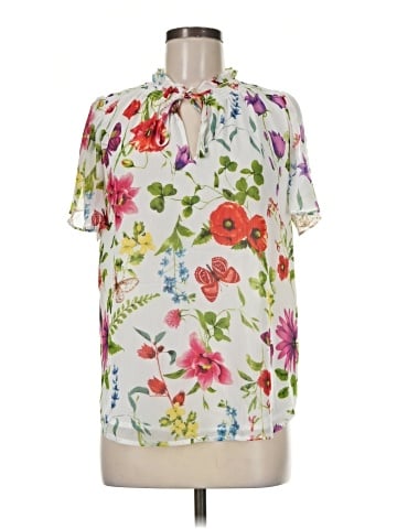 Cupcakes & Cashmere Short Sleeve Blouse (view 1)