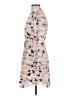 Maison Jules 100% Polyester Print Ivory Casual Dress Size XS - photo 5