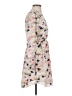 Maison Jules 100% Polyester Print Ivory Casual Dress Size XS - photo 4