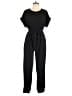 Gilli 100% Polyester Solid Black Jumpsuit Size L - photo 1