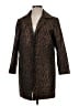 Kasper 100% Polyester Animal Print Brown Coat Size 4 - photo 1