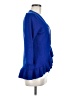 MICHAEL Michael Kors 100% Acrylic Blue Cardigan Size M - photo 4