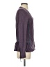 Wrap Purple Long Sleeve Top Size 2 - photo 4