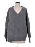Free People Solid Gray Pullover Sweater Size S - photo 1