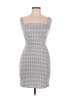 Aqua Houndstooth Gray Cocktail Dress Size M - photo 1
