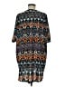 Lularoe Print Blue Casual Dress Size M - photo 2