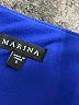Marina Solid Blue Cocktail Dress Size 8 - photo 7