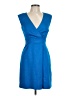 Trina Turk 100% Polyester Solid Blue Cocktail Dress Size 6 - photo 1