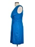 Trina Turk 100% Polyester Solid Blue Cocktail Dress Size 6 - photo 5