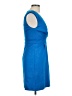 Trina Turk 100% Polyester Solid Blue Cocktail Dress Size 6 - photo 4