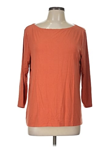 Ann Taylor Factory 3/4 Sleeve T-Shirt (view 1)
