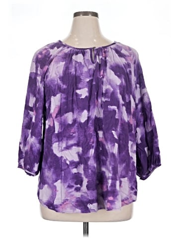 Evri 3/4 Sleeve Blouse (view 1)