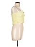 Glam Yellow Sleeveless Top Size L - photo 4