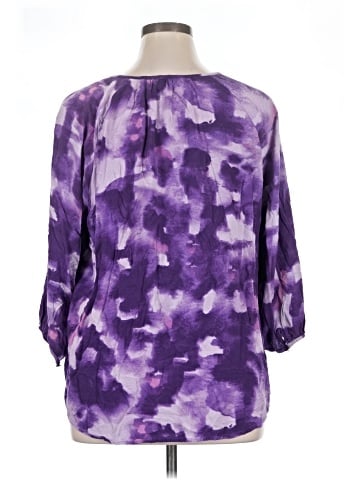 Evri 3/4 Sleeve Blouse (view 2)