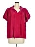 Entro Pink Short Sleeve Blouse Size M - photo 1