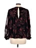 Topshop Black Long Sleeve Blouse Size 6 - photo 2