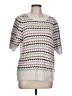 Maurices 100% Acrylic White Pullover Sweater Size L - photo 1