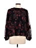 Topshop Black Long Sleeve Blouse Size 6 - photo 1