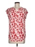 Fun2Fun 100% Polyester Red Short Sleeve Blouse Size M - photo 1