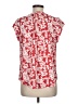 Fun2Fun 100% Polyester Red Short Sleeve Blouse Size M - photo 2