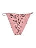 Forever 21 Animal Print Pink Swimsuit Bottoms Size L - photo 1