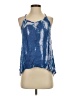 Earthbound Trading Co. 100% Rayon Blue Sleeveless Blouse Size S - photo 1
