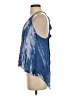 Earthbound Trading Co. 100% Rayon Blue Sleeveless Blouse Size S - photo 5