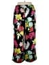 Roaman's 100% Polyester Floral Black Casual Pants Size 20W - photo 2