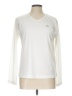 Adidas 100% Polyester Ivory Long Sleeve T-Shirt Size L - photo 1