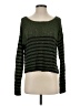 Say What? Stripes Green Pullover Sweater Size XS - photo 1