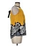 Worthington 100% Polyester Yellow Sleeveless Blouse Size M - photo 4