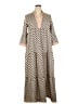 Unbranded 100% Polyester Tan Casual Dress Size XXL - photo 1