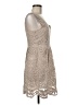 Baraschi 100% Silk Tan Cocktail Dress Size 6 - photo 4